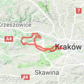 Mapa IX Krakowski Maraton Rowerowy